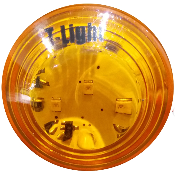 Marker Light-Amber-4LED-Amber Lens 12/24V